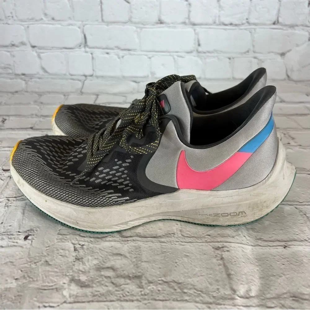 Nike Zoom Winflo 6 Thunder Grey/Digital Pink size 8.5 Women’s